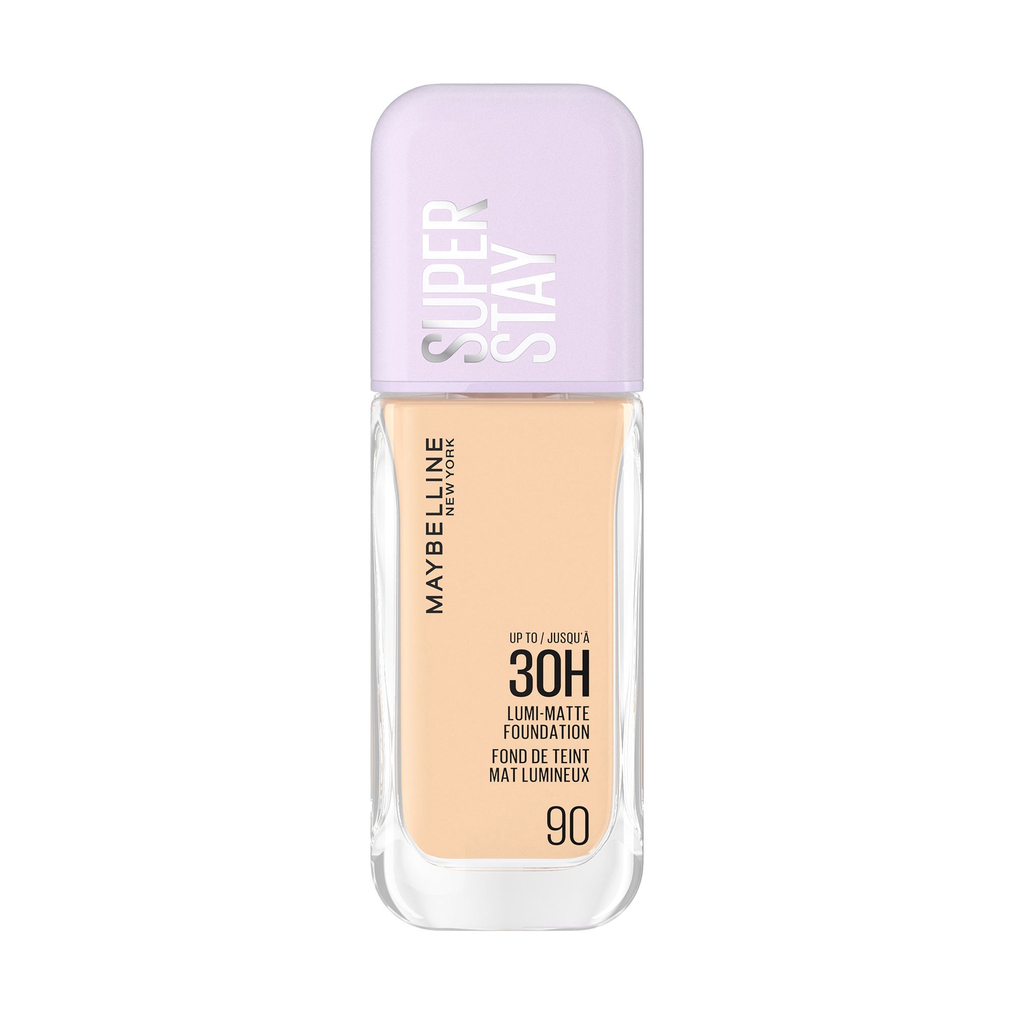 Стійка легка тональна основа для обличчя Maybelline New York Super Stay Lumi-Matte Foundation з природним матовим фінішем, 90, 35 мл